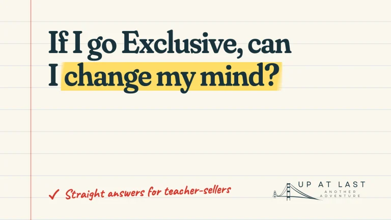 If I go Exclusive, can I change my mind?