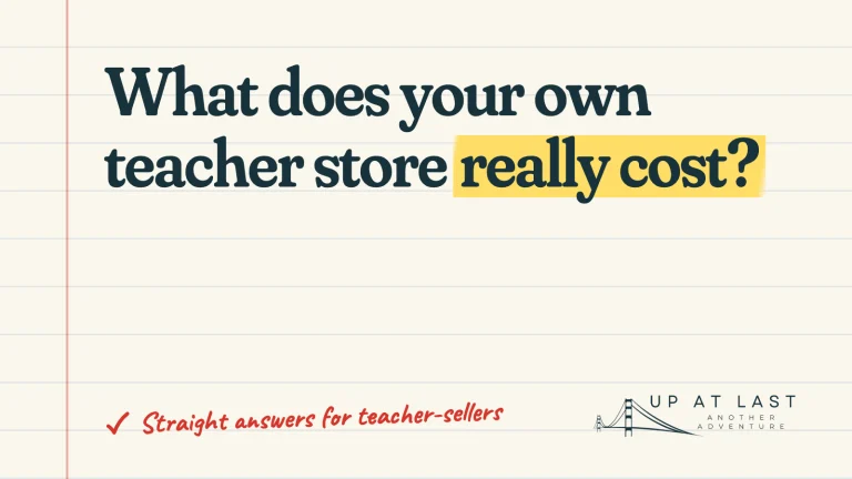 What does it really cost to run your own teacher store?