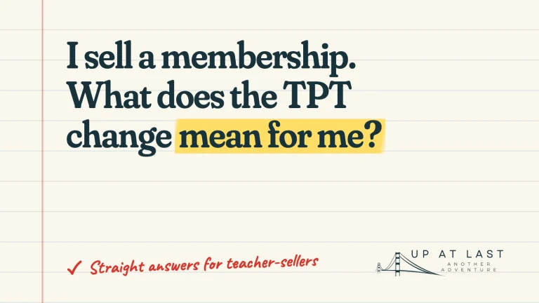 I sell a membership. What does the TPT change mean for me?